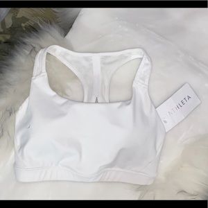 Athleta white sports bra